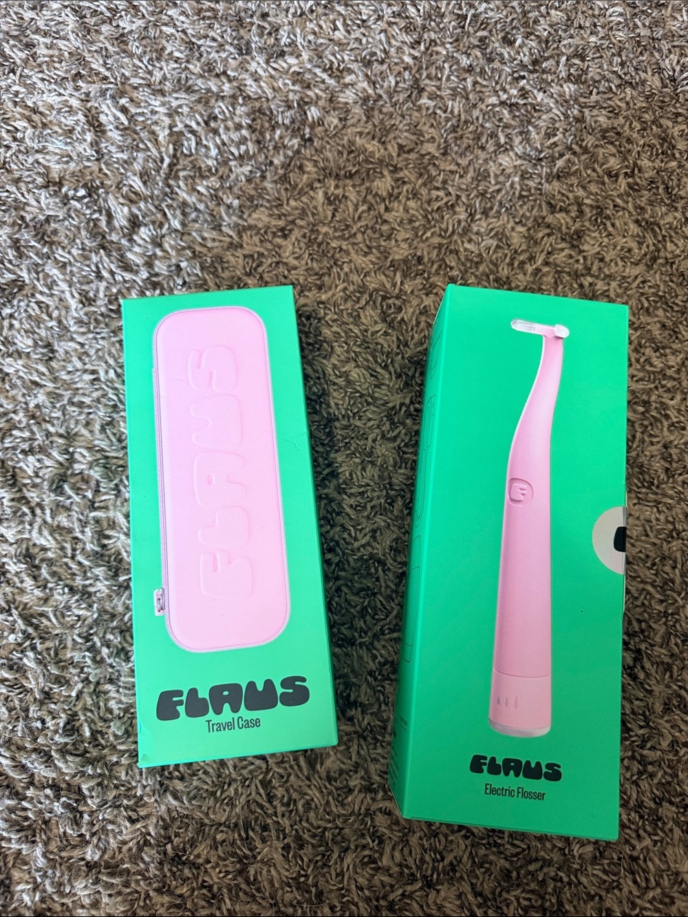 Pink Electric Flosser - Portable Oral Care